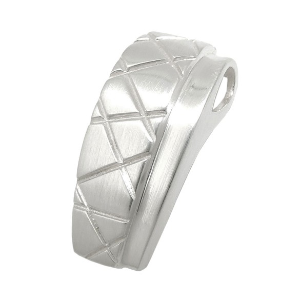 Hängsmycke Matte/ Shiny Silver 925