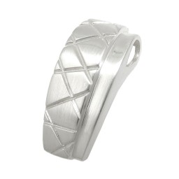 Hängsmycke Matte/ Shiny Silver 925
