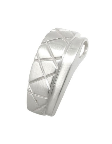 Hängsmycke Matte/ Shiny Silver 925