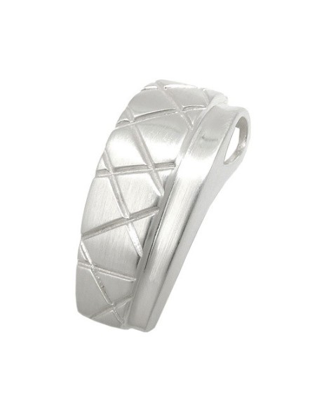 Hängsmycke Matte/ Shiny Silver 925