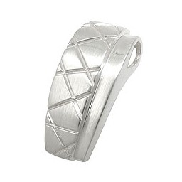 Hängsmycke Matte/ Shiny Silver 925
