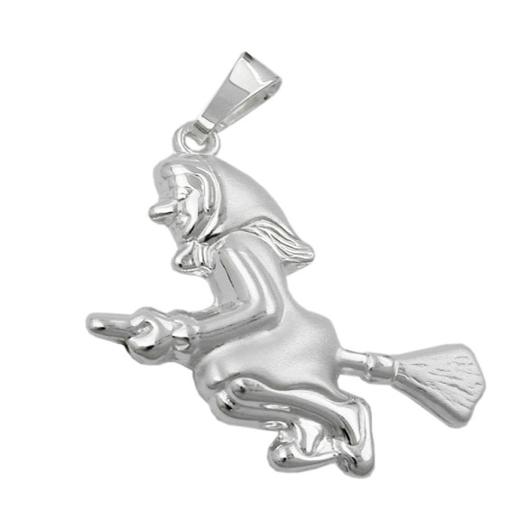 Hängsmycke Old Hag Witch Silver 925