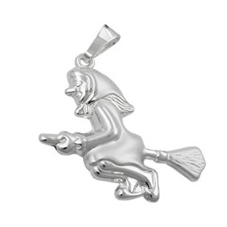 Hängsmycke Old Hag Witch Silver 925