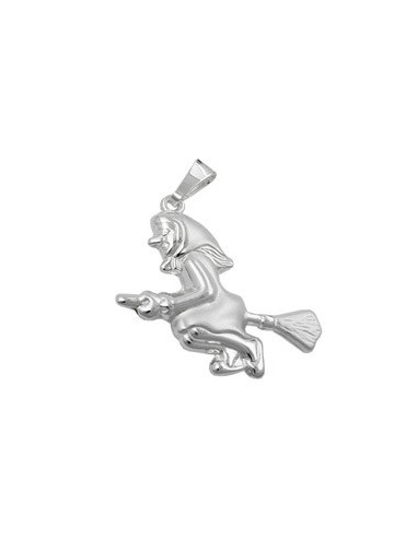 Hängsmycke Old Hag Witch Silver 925