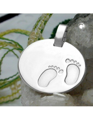 Hängsmycke Oval With Feet Silver 925