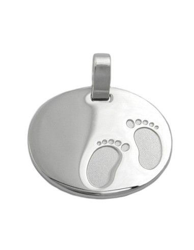 Hängsmycke Oval With Feet Silver 925