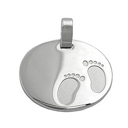 Hängsmycke Oval With Feet Silver 925
