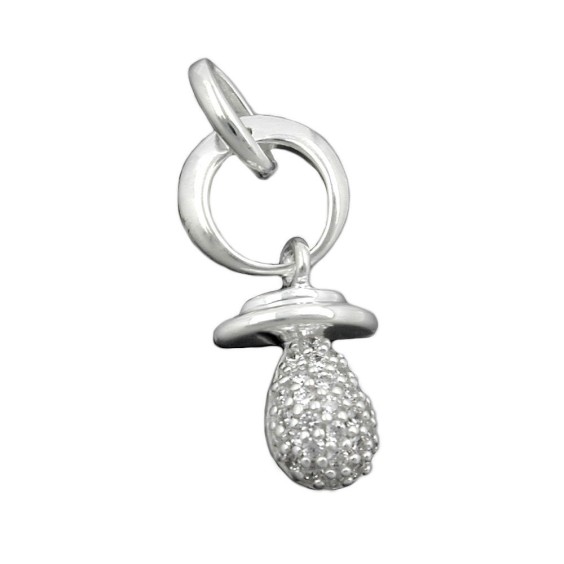 Hängsmycke Pacifier Zirconia Silver 925