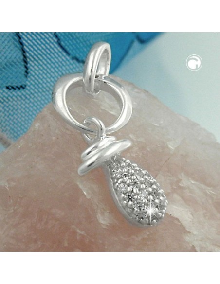 Hängsmycke Pacifier Zirconia Silver 925