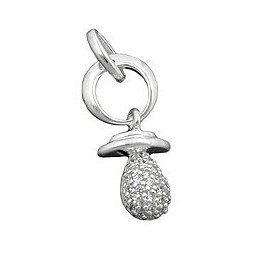 Hängsmycke Pacifier Zirconia Silver 925