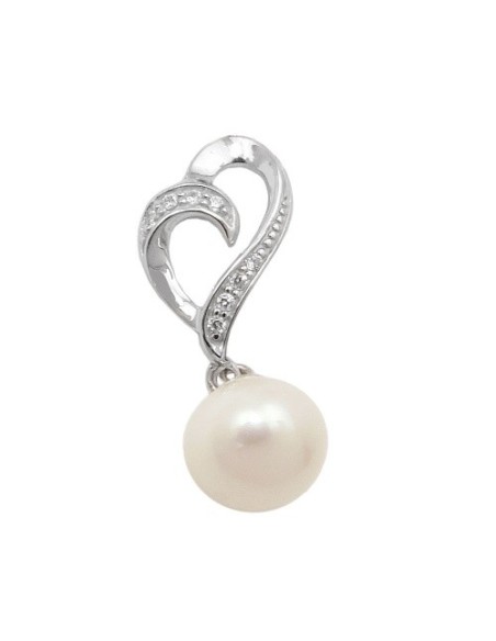 Hängsmycke Pearl & Zirconia Silver 925