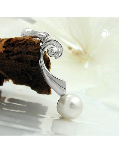 Hängsmycke Pearl And Zirconia Silver 925