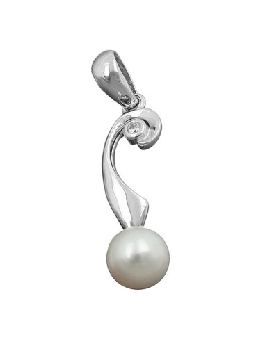 Hängsmycke Pearl And Zirconia Silver 925