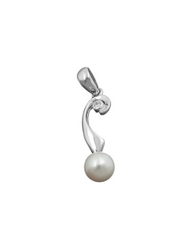 Hängsmycke Pearl And Zirconia Silver 925