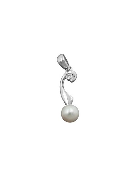 Hängsmycke Pearl And Zirconia Silver 925