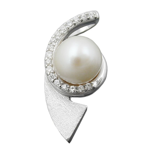 Hängsmycke Pearl And Zirconias Silver 925