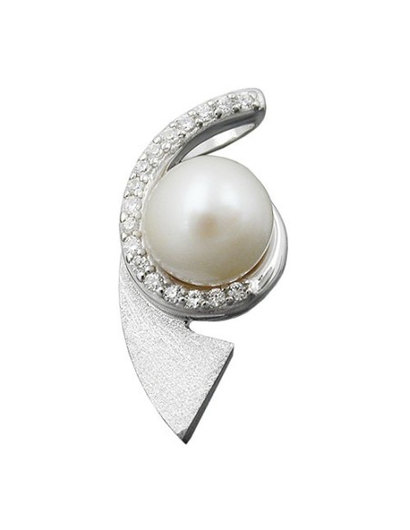 Hängsmycke Pearl And Zirconias Silver 925