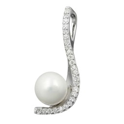 Hängsmycke Pearl And Zirconias Silver 925
