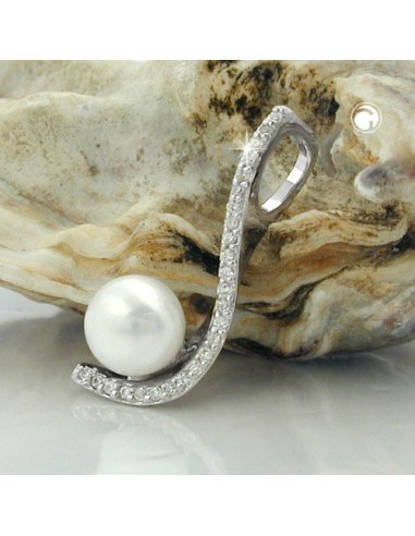 Hängsmycke Pearl And Zirconias Silver 925