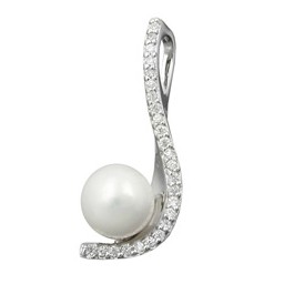 Hängsmycke Pearl And Zirconias Silver 925