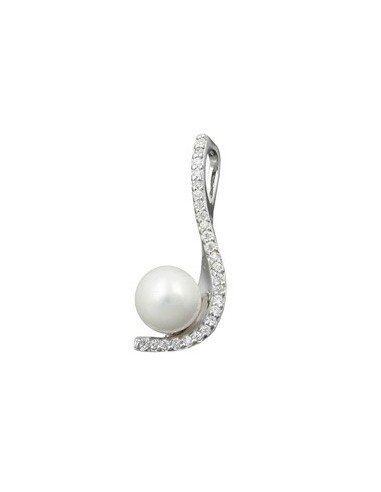 Hängsmycke Pearl And Zirconias Silver 925