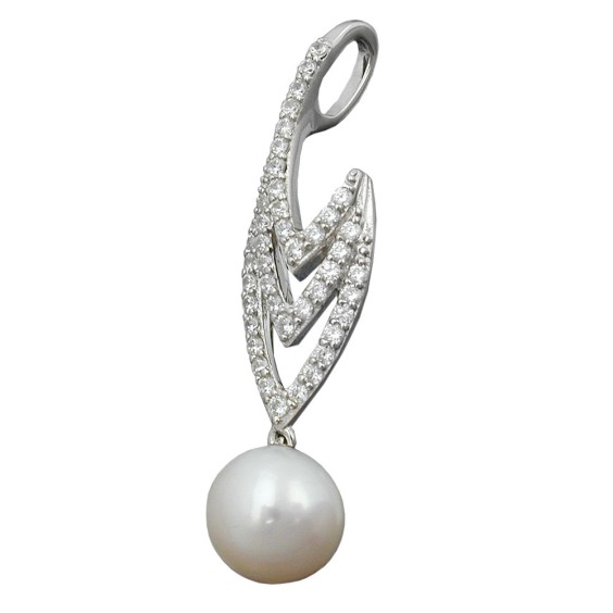 Hängsmycke Pearl And Zirconias Silver 925