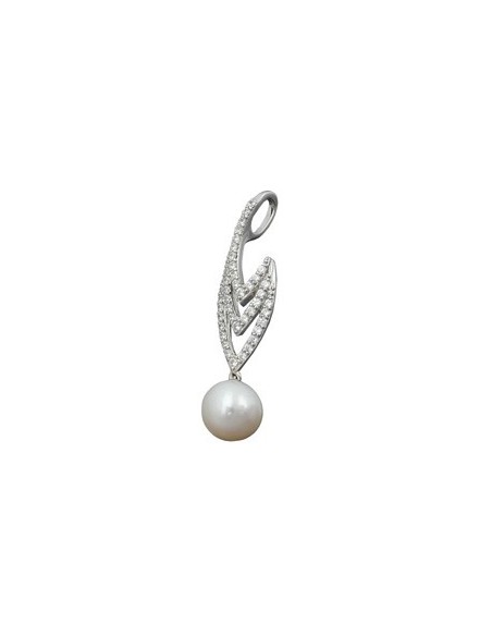 Hängsmycke Pearl And Zirconias Silver 925