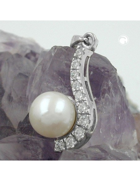 Hängsmycke Pearl With Zirconia Silver 925