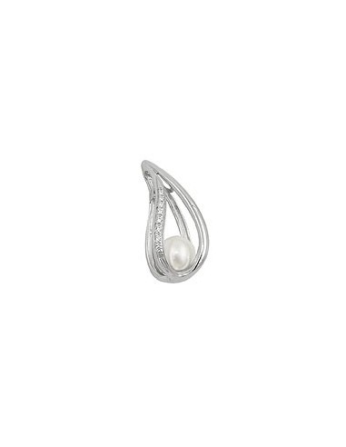 Hängsmycke Pearl With Zirconia Silver 925