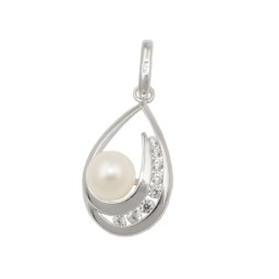 Hängsmycke Pearl Zirconia Silver 925