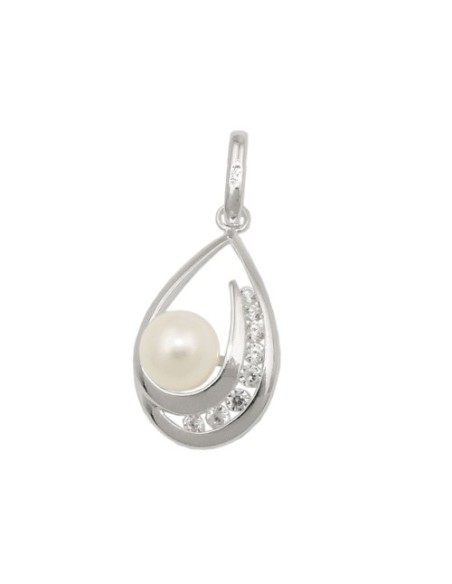 Hängsmycke Pearl Zirconia Silver 925