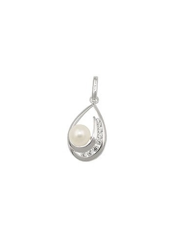Hängsmycke Pearl Zirconia Silver 925