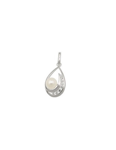 Hängsmycke Pearl Zirconia Silver 925