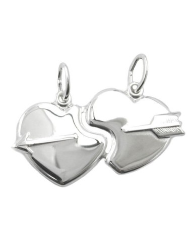 Hängsmycke Pierced Hearts Silver 925