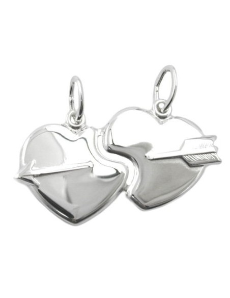 Hängsmycke Pierced Hearts Silver 925