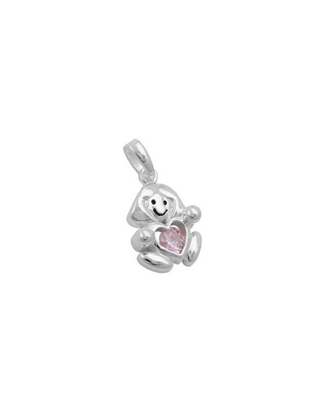 Hängsmycke Pink Girl Silver 925