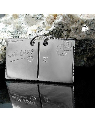 Hängsmycke Postcard With Love Silver 925