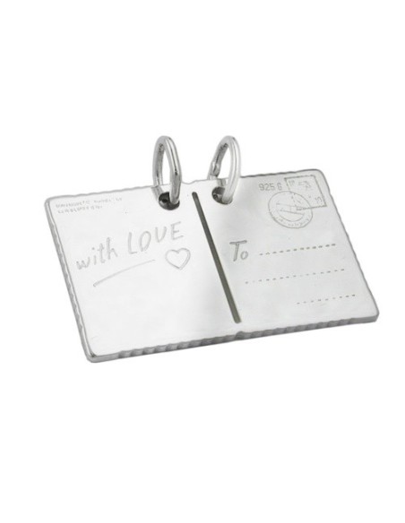 Hängsmycke Postcard With Love Silver 925