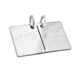 Hängsmycke Postcard With Love Silver 925