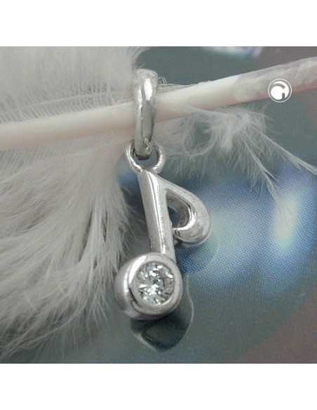 Hängsmycke Quaver Note Silver 925