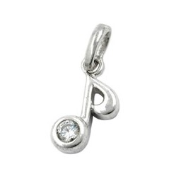 Hängsmycke Quaver Note Silver 925