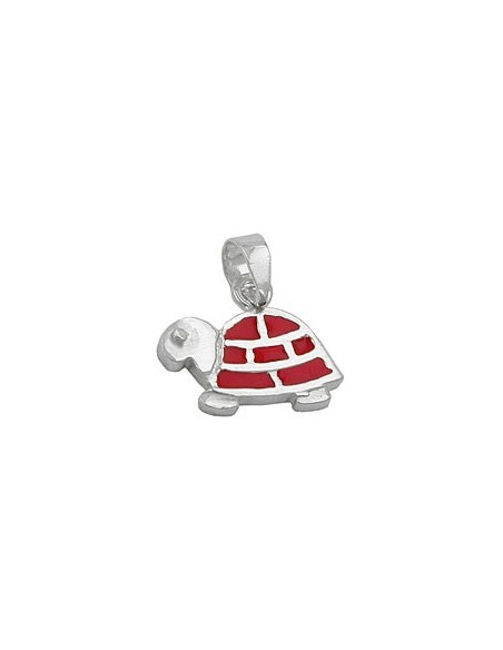 Hängsmycke Red Turtle Silver 925
