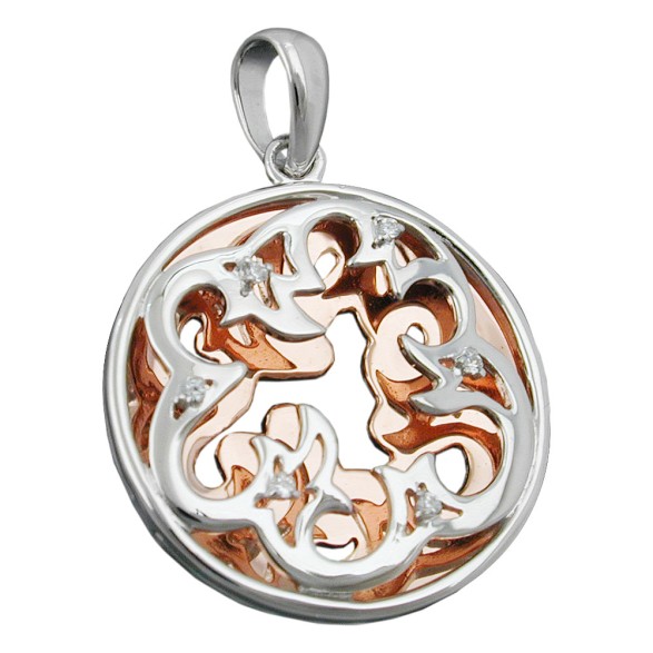 Hängsmycke Redgold-Plated Silver 925
