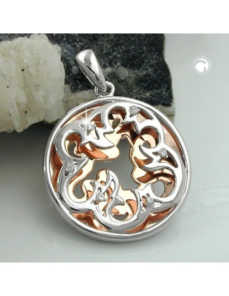 Hängsmycke Redgold-Plated Silver 925