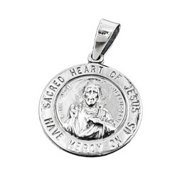 Hängsmycke Sacred Heart Silver 925