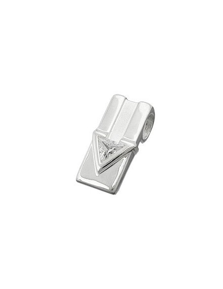 Hängsmycke Shiny/ Matte Cz Silver 925