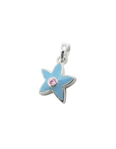 Hängsmycke Star Blue Zirconia Silver 925