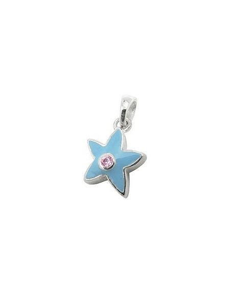 Hängsmycke Star Blue Zirconia Silver 925