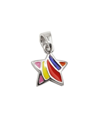 Hängsmycke Star Multi-Colored Silver 925