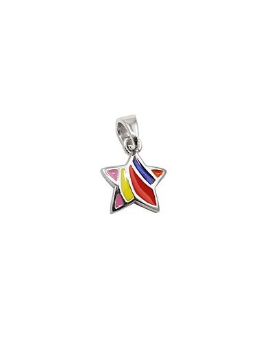 Hängsmycke Star Multi-Colored Silver 925